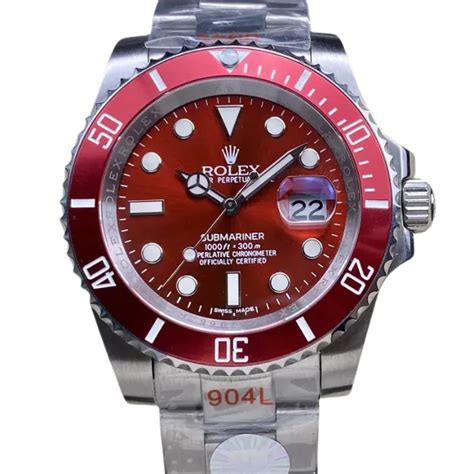 rolex submariner red dial replacememnt